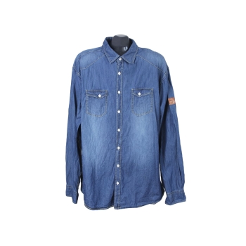 Рубашка джинсовая мужская DETROIT EAGLE DENIM, XXL