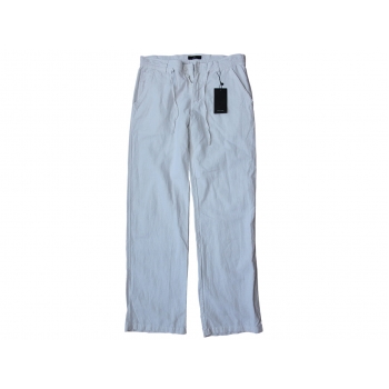 Мужские льняные белые брюки SELECTED W 32 L 33