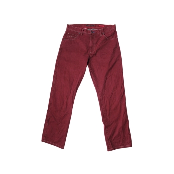 Мужские бордовые джинсы ALBERTO W 34 L 32