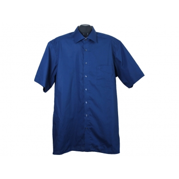 Мужская синяя рубашка OLYMP LUXOR, XL 