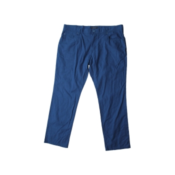 Мужские синие льняные брюки CANDA W 40 L 30