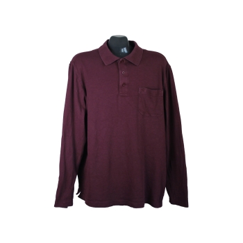 Мужское поло с длинным рукавом DUNMORE, XL