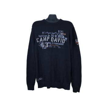 Мужской синий джемпер CAMP DAVID, L Мужской синий джемпер CAMP DAVID, L