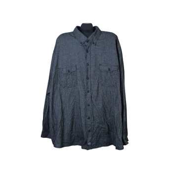 Мужская серая теплая рубашка ANGELO LITRICO, 7XL