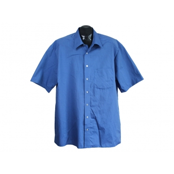 Мужская синяя рубашка OLYMP TENDENZ, XL 