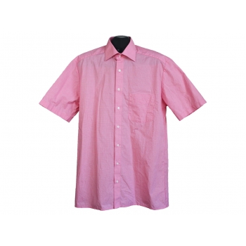 Мужская розовая рубашка OLYMP TENDENZ, M 
