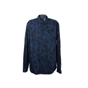 Рубашка мужская синяя DIESEL, XL