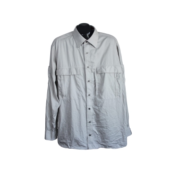 Мужская серая рубашка KLEPPER, 3XL   