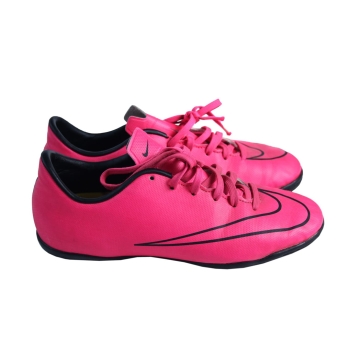 Кроссовки футзалки кожаные розовые NIKE MERCURIAL 35 размер