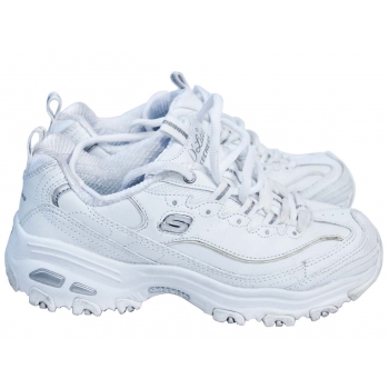 Кожаные белые кроссовки для девочки SKECHERS 36 размер   