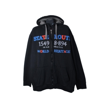 Толстовка с капюшоном мужская на молнии ANGELO LITRICO, 4XL