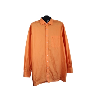 Рубашка мужская однотонная оранжевая ETERNA, 3XL 