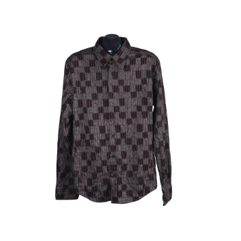 Рубашка мужская коричневая HUGO BOSS, L
