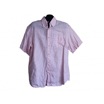 Рубашка мужская льняная розовая CANALI, L