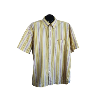 Рубашка мужская желтая в полоску TOMMY HILFIGER, 3XL