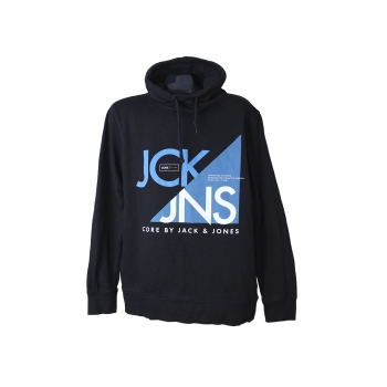 Толстовка с воротником хомут мужская синяя JACK & JONES, L