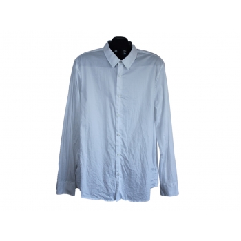 Рубашка белая мужская приталенная GUESS SLIM FIT, L 