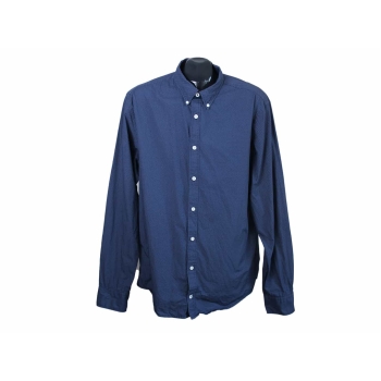 Рубашка мужская синяя TOMMY HILFIGER NEW YORK FIT, L