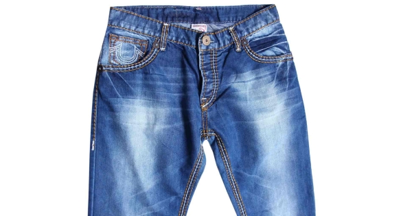 Джинсы синие мужские W34 L36 - Б У - TRUE RELIGION, цена 3999 