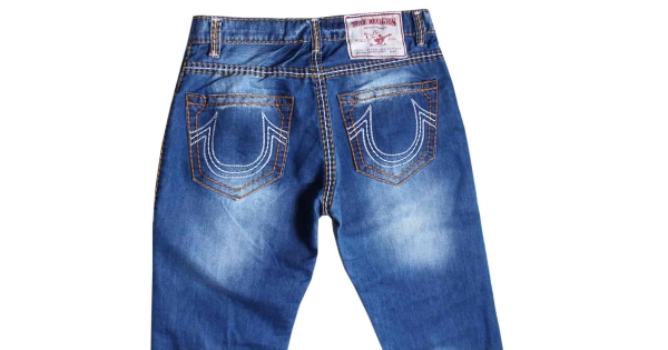 Джинсы синие мужские W34 L36 - Б У - TRUE RELIGION, цена 3999 