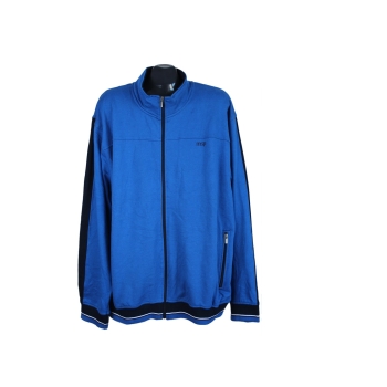 Толстовка на молнии мужская синяя MANGUUN SPORT, 3XL