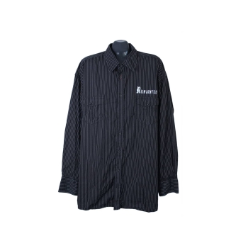 Рубашка черная мужская ANGELO LITRICO REINVENTED, 6XL