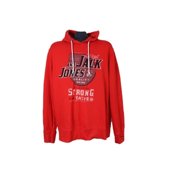 Толстовка с капюшоном красная мужская JACK & JONES, L