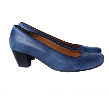 Туфли кожаные синие женские JENNY by ARA 39 размер