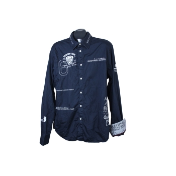 Рубашка синяя мужская CAMP DAVID LIMITED EDITION, L  