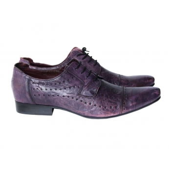 Туфли кожаные фиолетовые мужские BRUNO BANANI 45 размер