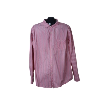 Рубашка розовая в полоску мужская SAINT GEORGE by DUFFER, XL