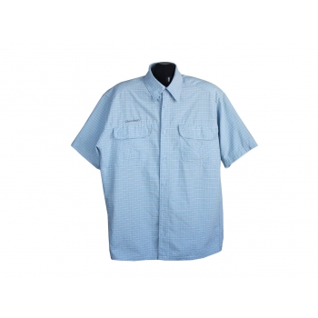 Рубашка мужская голубая QUECHUA, XL