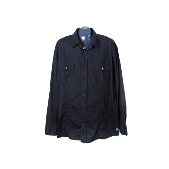 Рубашка черная мужская BLACK PREMIUM, 3XL