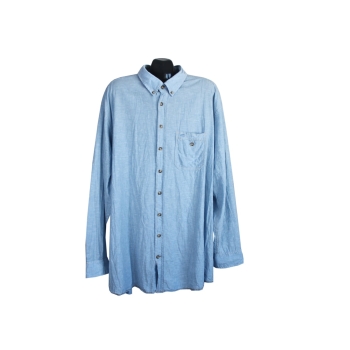 Рубашка льняная голубая мужская CAMEL ACTIVE, 6XL