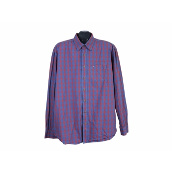 Рубашка синяя в клетку мужская CAMEL ACTIVE, XL 
