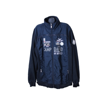 Толстовка на молнии синяя мужская CAMP DAVID AIRCRAFT, 3XL