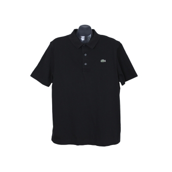 Поло черное мужское LACOSTE SPORT, L