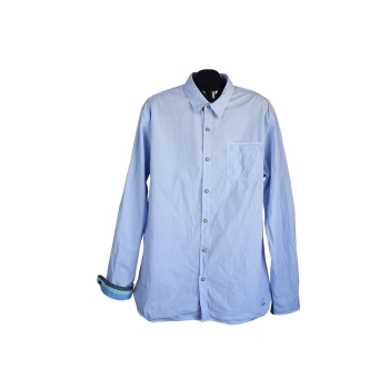 Рубашка голубая мужская SCOTCH & SODA, XL 
