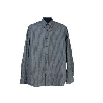 Рубашка серая в клетку мужская ESPRIT, L