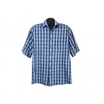 Мужская рубашка синяя в клетку BEXLEYS MAN, XL