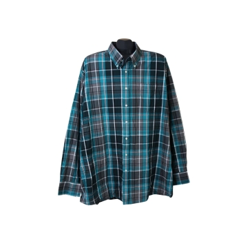 Рубашка мужская зеленая в клетку BEN GREEN, 4XL