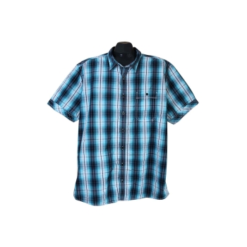 Рубашка мужская в клетку SLIM FIT ANGELO LITRICO, XL