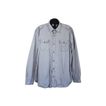 Рубашка в полоску мужская REGULAR FIT ANGELO LITRICO, XXL