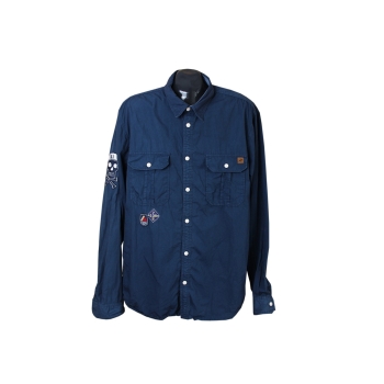 Рубашка синяя мужская ORIGINALS by JACK & JONES, L  