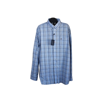 Рубашка мужская голубая в клетку STATE OF ART, 3XL