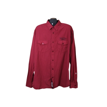 Рубашка бордовая мужская UNLOCKED, 3XL