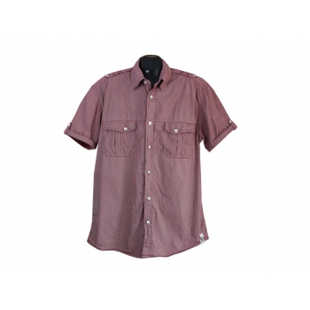 Мужская бордовая рубашка REDWOOD, XL 