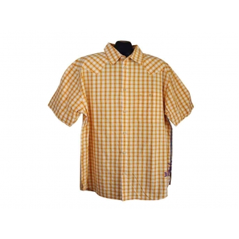 Рубашка мужская желтая в клетку WRANGLER, XL