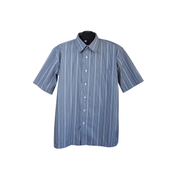 Рубашка мужская серая в полоску LEE COOPER, L