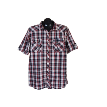 Рубашка мужская в клетку TENSON, XL